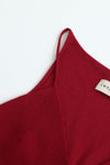 SWAYING/KNIT V-neck knitted camisole SW24RE1T01 red